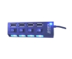 תמונה של מפצל 4 PORT USB 2.0 אקטיבי כולל חיבור מתח