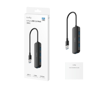 תמונה של מפצל USB CUDY UH40A USB3.0 4-PORTS HUB