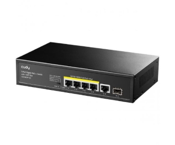 תמונה של מתג לא מנוהל CUDY GS1005PTS1 5PORT 1GB POE 1XSFP total 120W