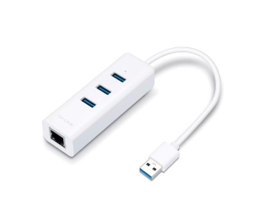 תמונה של USB 3.0 to Gigabit Ethernet + USB HUB 3-port USB 3.0