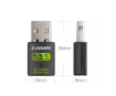 תמונה של מתאם רשת אלחטית וEZcool 600Mbps Dual Band USB WIFI Adapter -BT+