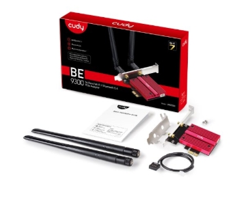 תמונה של כרטיס רשת CUDY WE9300 PCIE WIFI7 BT5.4 6GHz UP TO 5760 Mbps