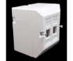 תמונה של קופסאת פלסטיק לשני מחברים RJ-45 Plastic box Cat5