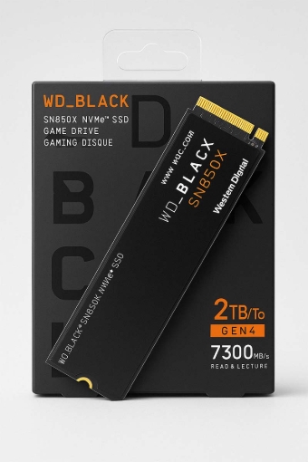 תמונה של כונן פנימי WD Black SN850X NVMe M.2 2280 2TB SSD – הרחבת אחסון ל־PS5