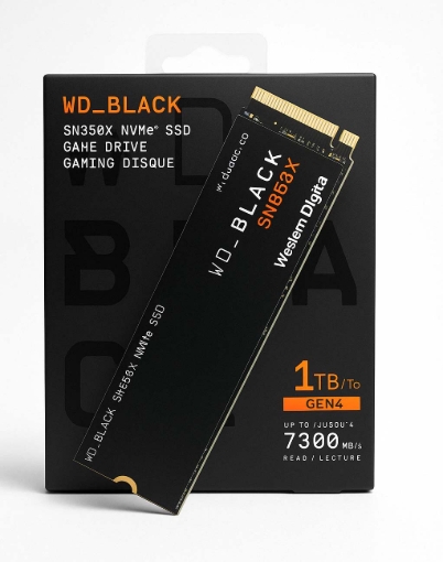 תמונה של כונן Western Digital BLACK SN850X NVMe M.2 2280 1TB SSD