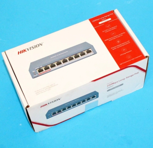 תמונה של Hikvision DS-3E0109P-E(C) 100Mbps Long-Range PoE Switch 250M for CCTV