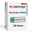 תמונה של רישיון Fortinet FortiTokenMobile 25 User Electronic License