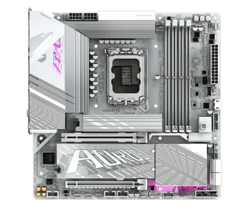תמונה של לוח אם אינטל GIGABYTE Z890M AORUS ELITE WIFI7 ICE WIFI7 BT PCIE 5