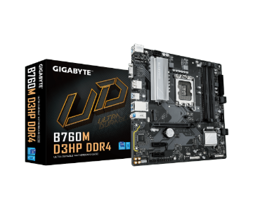 תמונה של לוח אם אינטל GIGABYTE B760M D3HP DDR4 mATX DP HDMI VGA LGA1700