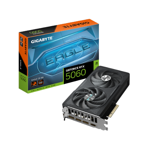 תמונה של כרטיס מסך Gigabyte GeForce RTX 5060 EAGLE OC 8GB