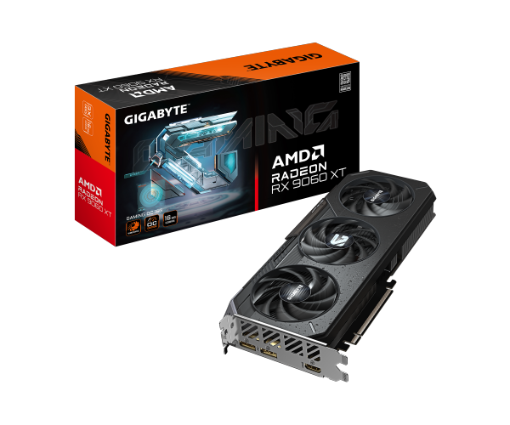 תמונה של כרטיס מסך Gigabyte Radeon RX 9060 XT GAMING OC 16GB