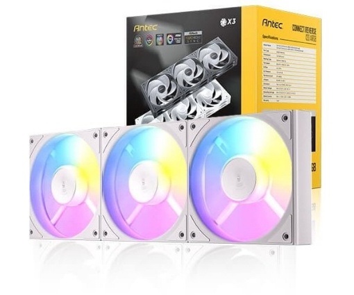 Picture of מאווררים למארז ANTEC Connect C120 Reverse ARGB WHITE 3PK