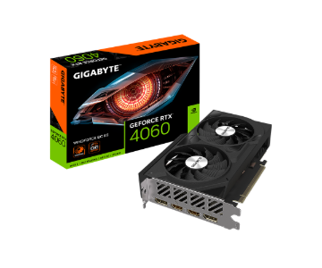 תמונה של כרטיס מסך Gigabyte RTX 4060 WINDFORCE 2 OC 8GB DP HDMI
