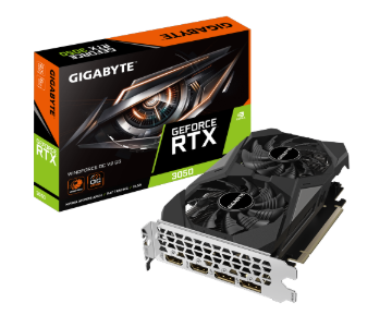 תמונה של כרטיס מסך Gigabyte RTX 3050 Windforce 2 OC V2 6GB