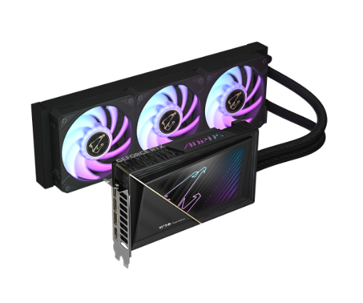 תמונה של כ.מסך AORUS GeForce RTX 5080 XTREME WATERFORCE 16G 360MM RADIATOR