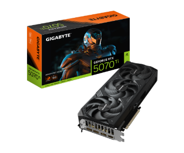 תמונה של כרטיס מסך Gigabyte RTX 5070 Ti Windforce 3 SFF 16GD DP HDMI