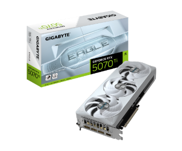 תמונה של כרטיס מסך GIGABYTE GeForce RTX 5070 Ti EAGLE OC ICE SFF 16G