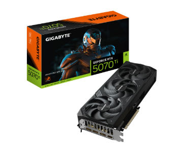 תמונה של כרטיס מסך Gigabyte GeForce RTX 5070 Ti WINDFORCE SFF 16G