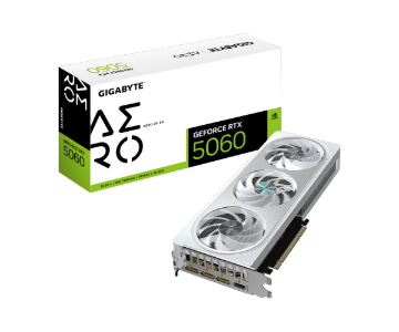 תמונה של כרטיס מסך Gigabyte GeForce RTX 5060 AERO OC 8GB