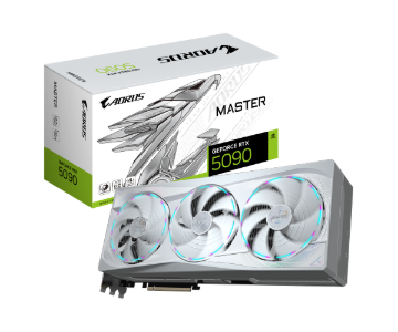 תמונה של כרטיס מסך AORUS GeForce RTX 5090 MASTER ICE 32G