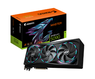 תמונה של כרטיס מסך AORUS GeForce RTX 5090 MASTER 32G PCIE5