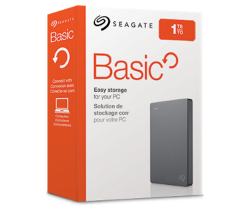 תמונה של דיסק חיצוני SEAGATE Basic Portable Drive 1TB 2.5 usb 3.0