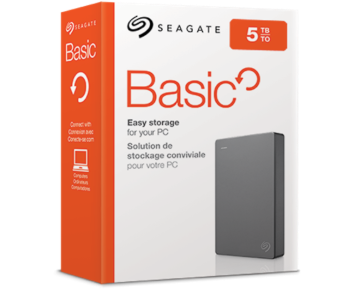 תמונה של דיסק חיצוני SEAGATE Basic Portable Drive 5TB 2.5 usb 3.0