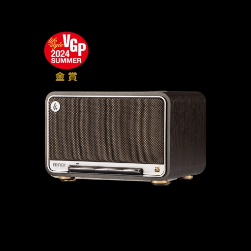 תמונה של Edifier D32 - Tabletop Wireless Speaker (black walnut)