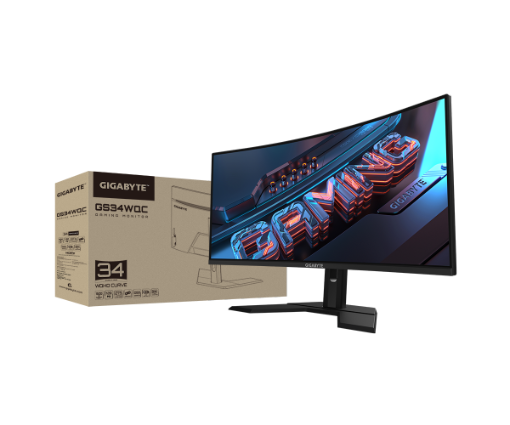 תמונה של מסך גיימינג Gigabyte GS34WQC WQHD VA 135Hz 1Ms Curved HDR Ready