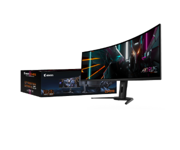 תמונה של מסך AORUS CO49DQ Ultra-Wide DQHD OLED 0.03ms 144Hz KVM HDR