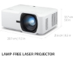 תמונה של מקרן ViewSonic LS740HD Laser 5,000 Lumens FHD 2XHDMI Speakers
