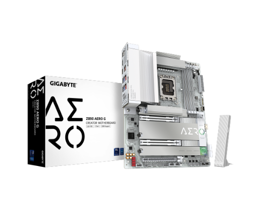 תמונה של לוח לאינטל דור 15 Gigabyte Z890 AERO G DUAL 2.5 Lan 5Xm.2 TB4