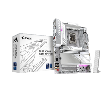 תמונה של לוח לאינטל דור 15 Gigabyte Z890 AORUS ELITE WIFI7 ICE ATX LGA1851