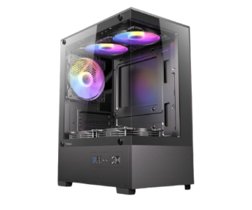 תמונה של מארז ANTEC VCX100M RGB ELITE Mini Tower 5X120MM Fixed RGB