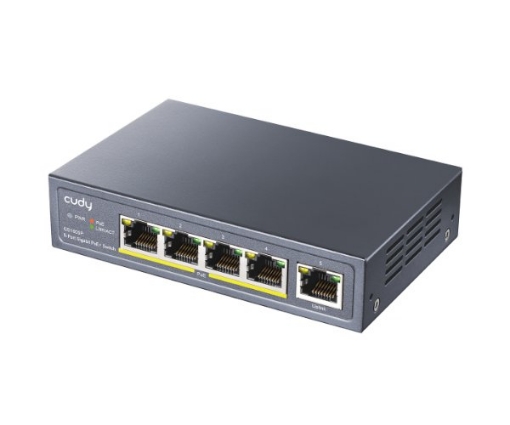 Picture of מתג לא מנוהל Cudy GS1005P 5-Ports Gigabit Unmanaged POE Switch