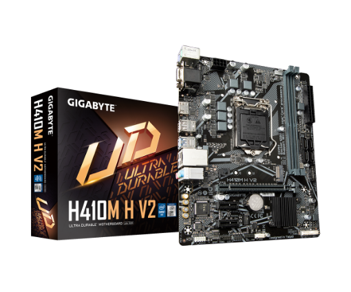 תמונה של לוח אם אינטל דור 10 Gigabyte H410M H V2 2.0 Micro-ATX LGA1200