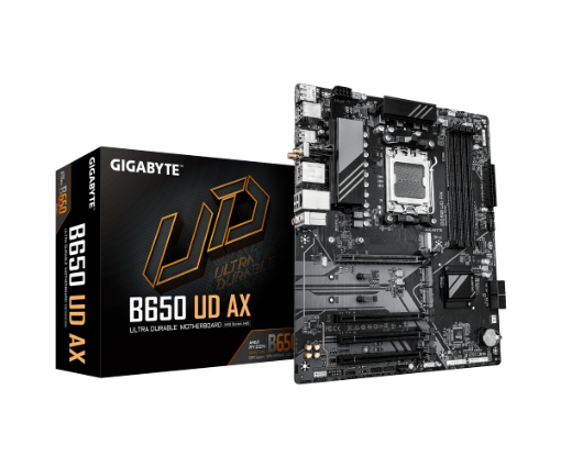 תמונה של לוח אם GIGABYTE B650 UD AX DDR5 WIFI6 BT AM5 1GB LAN