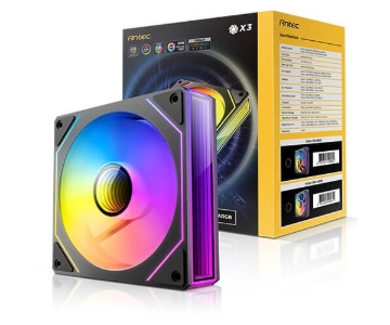 תמונה של מאווררים למארז ANTEC Vision 120 ARGB PWM FANS BLACK 3PK