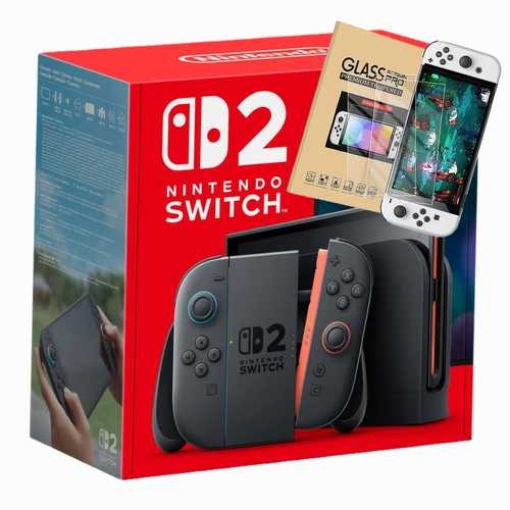 תמונה של NINTENDO SWITCH 2 + SCREEN PROTECTOR
