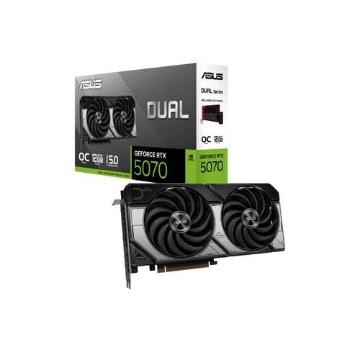 תמונה של כרטיס מסך ASUS Dual GeForce RTX 5070 12GB GDDR7 OC Edition