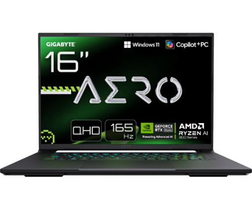 Picture of מחשב נייד GIGABYTE AERO X16 2WH R9 HX370 32GB DDR5 1TB 5070 WIN11