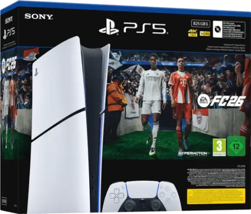 Picture of קונסולה פלייסטיישן 5 Playstation 5 Slim 825GB Digital+ קוד הורדה FC 26 