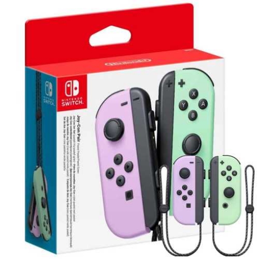 Picture of NINTENDO SWITCH JOYCONS PASTEL PURPLE / PASTEL GREEN