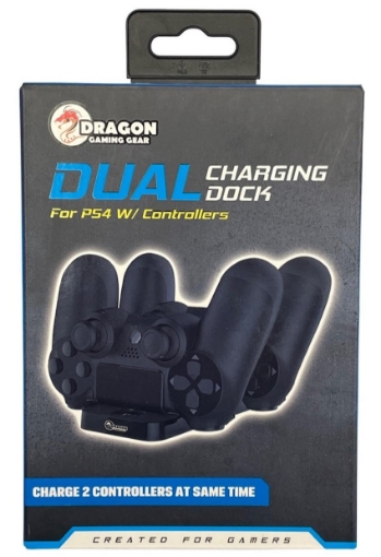 Picture of עמדת טעינה כפולה לשלטי PS4 מבית dragon