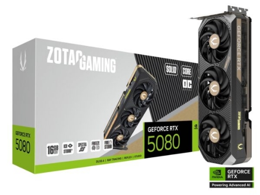 Picture of כרטיס מסך – ZOTAC GAMING GeForce RTX 5080 SOLID CORE OC