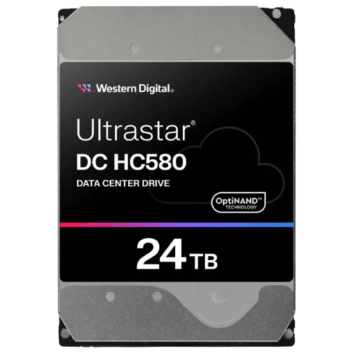 Picture of כונן קשיח פנימי Ultrastar® DC HC580 בנפח 24TB דגם WUH722424ALE6L4 מבית Western Digital