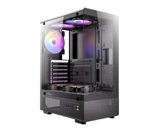 Picture of מארז Antec VCX300 ARGB Black Mid-Tower ATX 5x120mm Fans include