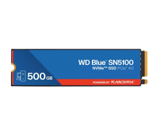 Picture of דיסק פנימי WD BLUE SN5100 512GB Gen4.0 Up to 6600MB/S Read 2280
