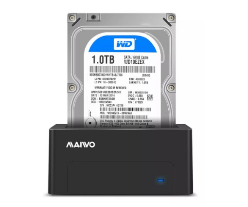 Picture of תחנת עגינה לדיסק בודד 3.5/2.5 MAIVO Single HDD DOCKING STATION