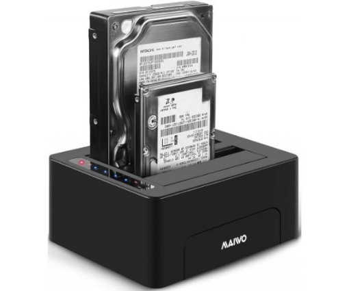 Picture of תחנת עגינה ושכפול לשני דיסקים  3.5/2.5 MAIVO USB3.0 Dual Bay